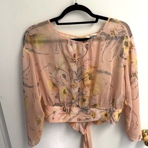 H&M beautiful floral top size 6